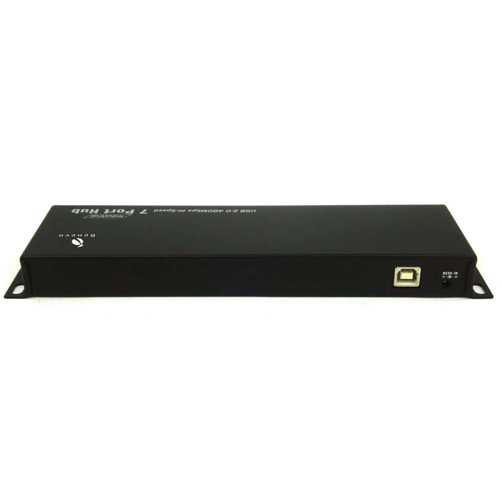 Benevo MTT專業款 工業級 7埠USB2.0集線器(附4A變壓器) (BUH247)