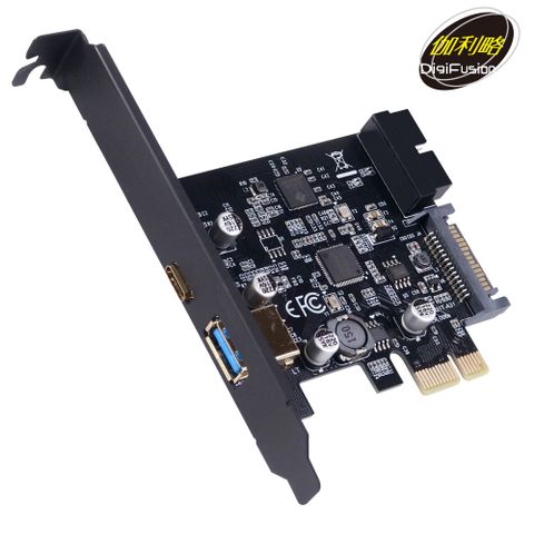 伽利略 PCI-E USB3.0 1A 1C +前置19 PIN 擴充卡