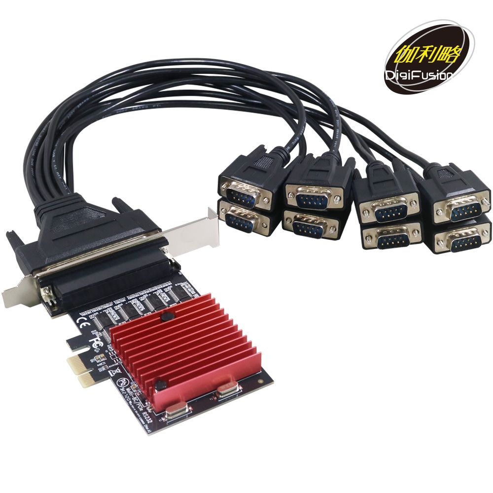 伽利略  PCI-E RS232 8 Port 擴充卡