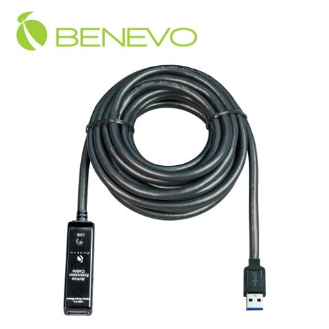 Benevo BENVO專業型 5米 主動式USB 3.0 延伸線附專用變壓器 (BUE3005U1A)