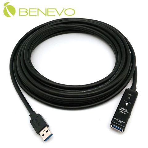 BENEVO專業型 7M 主動式USB 3.0 訊號增益延長線，附2A專用變壓器 (BUE3007U1A)