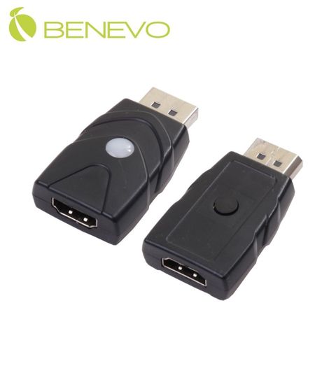 BENEVO Displayport 4K EDID模擬器，HDMI 2.0輸出/模擬與單鍵學習 (BEDIDDPH)