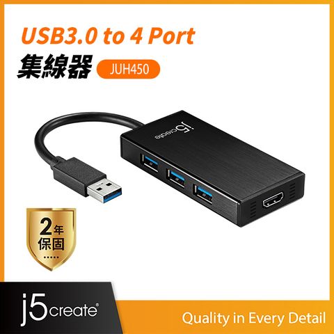 KaiJet j5create USB 3.0多功能擴充卡(JUH450)