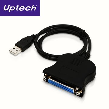 ☞可讓電腦/筆電透過USB連接傳統點矩陣印表機Uptech UTN511 USB to DB25 Parallel訊號轉換器