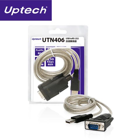 UPTECH 登昌恆 UTN406 USB to RS-232訊號轉換器