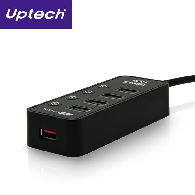 UPTECH 登昌恆  UH241C-B 4+1-Port USB3.0 Hub集線器