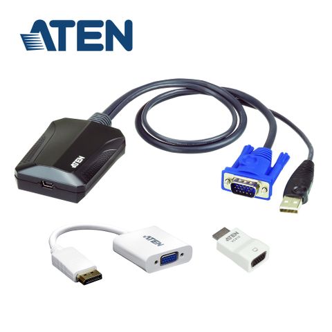 ATEN 宏正 攜帶型 KVM 控制器 IT 套件(CV211CP)