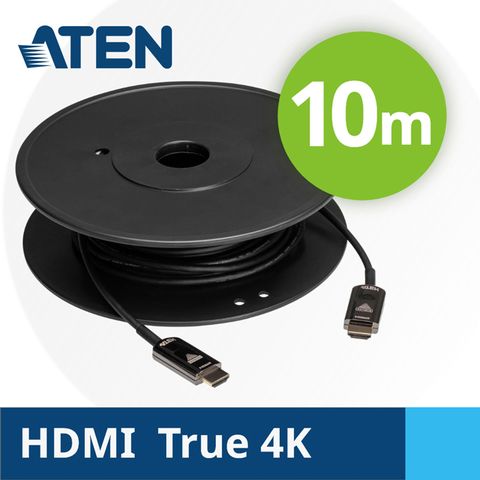 ATEN 宏正 10公尺 True 4K HDMI 2.0 AOC 主動式光纖線材 (True 4K@10公尺) - VE781010