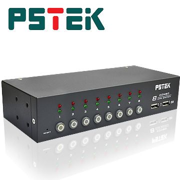 PSTEK 8埠 USB 電腦切換器 (CD-108C)