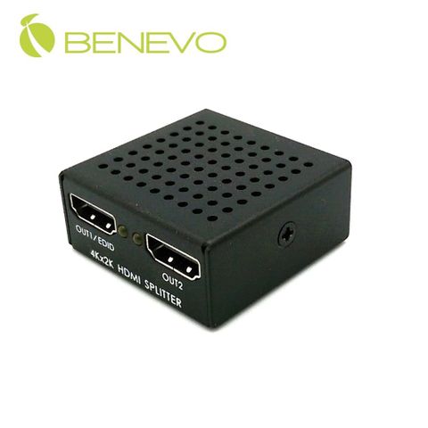 Benevo 迷你磁吸型 4K2K 2埠HDMI影音分配器 (BHS102K)