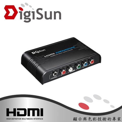 DigiSun 得揚 VH594 HDMI轉YPbPr+AUDIO色差高解析影音訊號轉換器