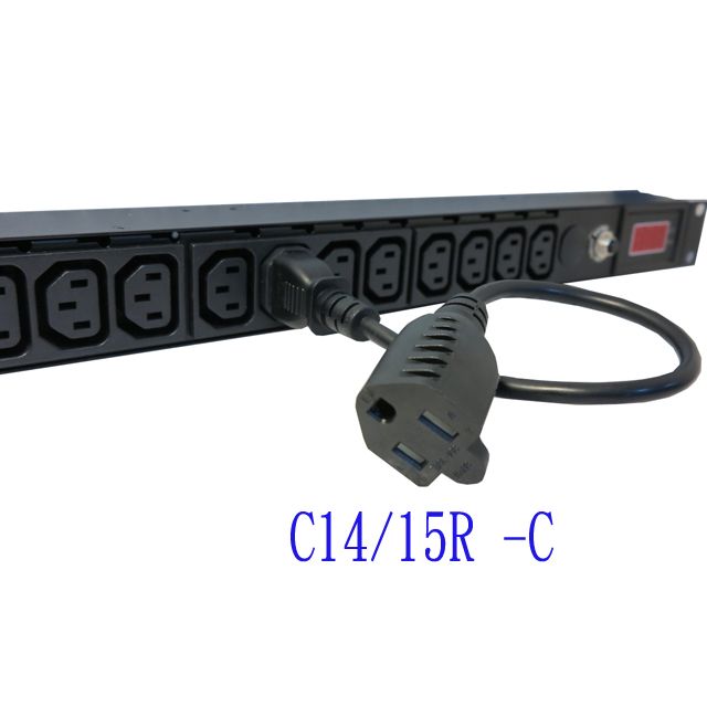 SUNBOX 慧光 IEC C14電源插頭 轉 5-15R插座帶線式