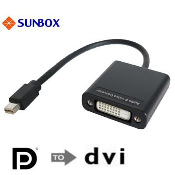 mini DisplayPort 轉 DVI-D電子式轉換器