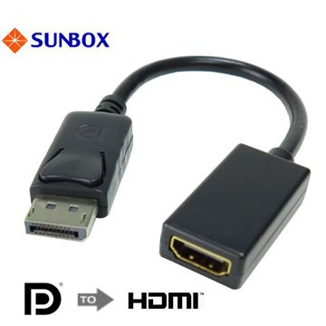DisplayPort 轉 HDMI 電子式轉換器，SUNBOX★台灣製造★