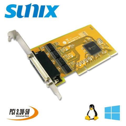 SUNIX 三泰 4 port RS-232 PCI串列卡 (SER5056A)