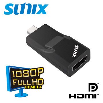 SUNIX 三泰 迷你DisplayPort to HDMI 轉換器 (D2H23N0)