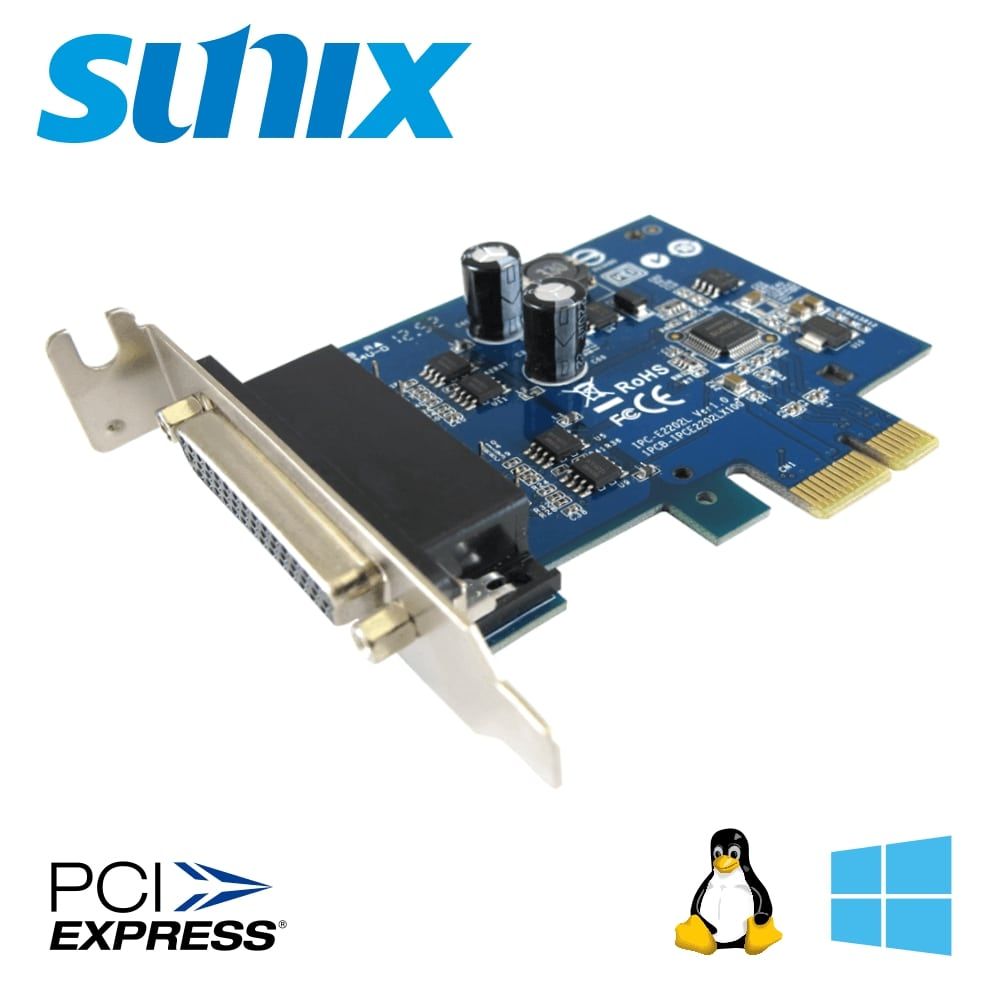 SUNIX 三泰  2埠RS-422/485 PCI-Express通訊卡IPC-E2202SL