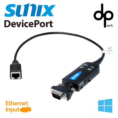 SUNIX 三泰 1埠RS-232 serial to ethernet擴充盒進階版 (DPAS01D00)