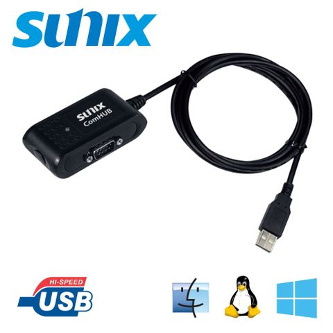 SUNIX 三泰 USB轉2埠 RS-232轉換器 (UTS2009GC)