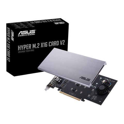 【ASUS 華碩 】HYPER M.2 X16 GEN 4 CARD PCIe 16X介面卡