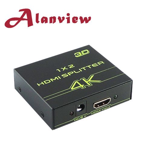 Alanview HDMI 4K2K 一進二出分配器 (VK102A)