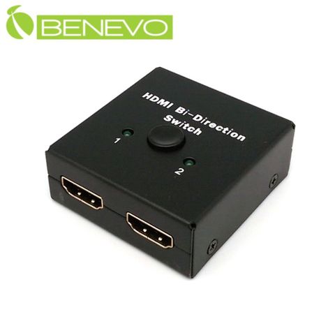 BENEVO雙方向 2埠 HDMI1.4影音切換器 (BHS21K)