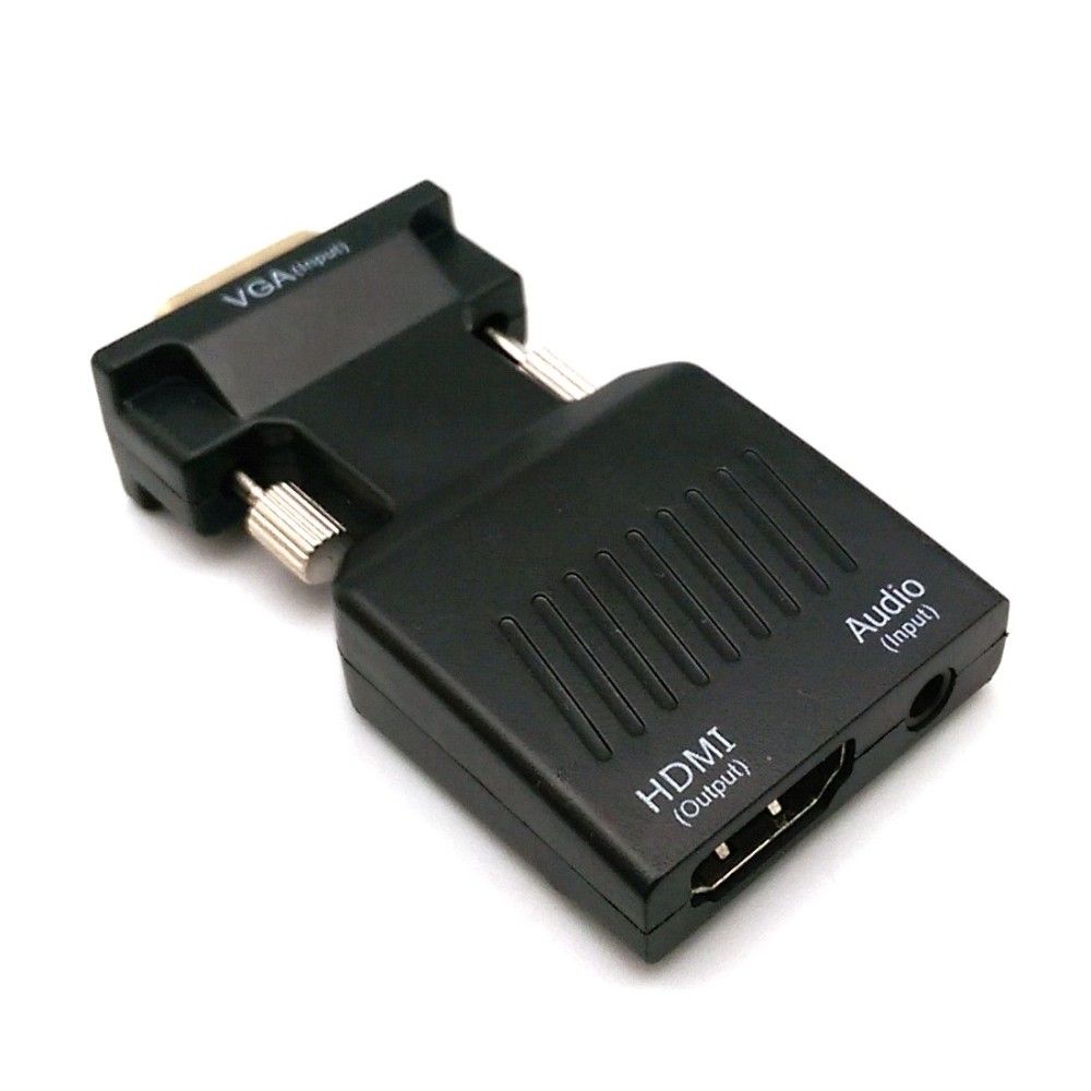 Benevo 接VGA筆電用 VGA(公)轉HDMI(母)影音訊號轉換器 (BVC1520HC)