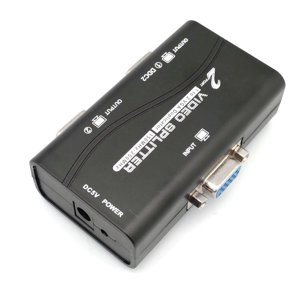 Benevo 實用型 2埠 VGA螢幕視訊分配器 (BVS112)
