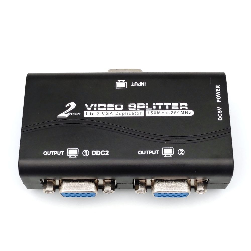 Benevo 實用型 2埠 VGA螢幕視訊分配器 (BVS112)