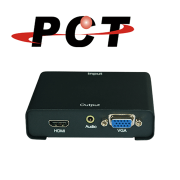 【PCT】1進2出 VGA轉HDMI &amp; VGA分配器(VHC111)