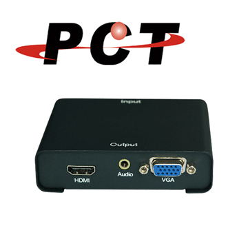 PCT 1進2出 VGA轉HDMI & VGA分配器(VHC111)