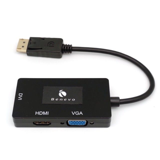 Benevo 三合一 轉HDMI/DVI/VGA視訊轉換線 (BDP2HDV)