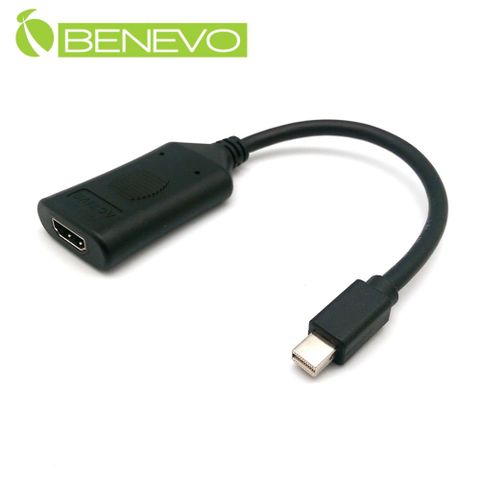 BENEVO專業型 主動式Mini DP1.2轉HDMI2.0訊號轉換器，支援4K@60Hz (BMDP2HDMI4K)