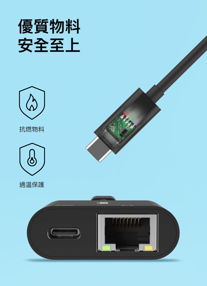 優質物料安全至上抗燃物料過溫保護