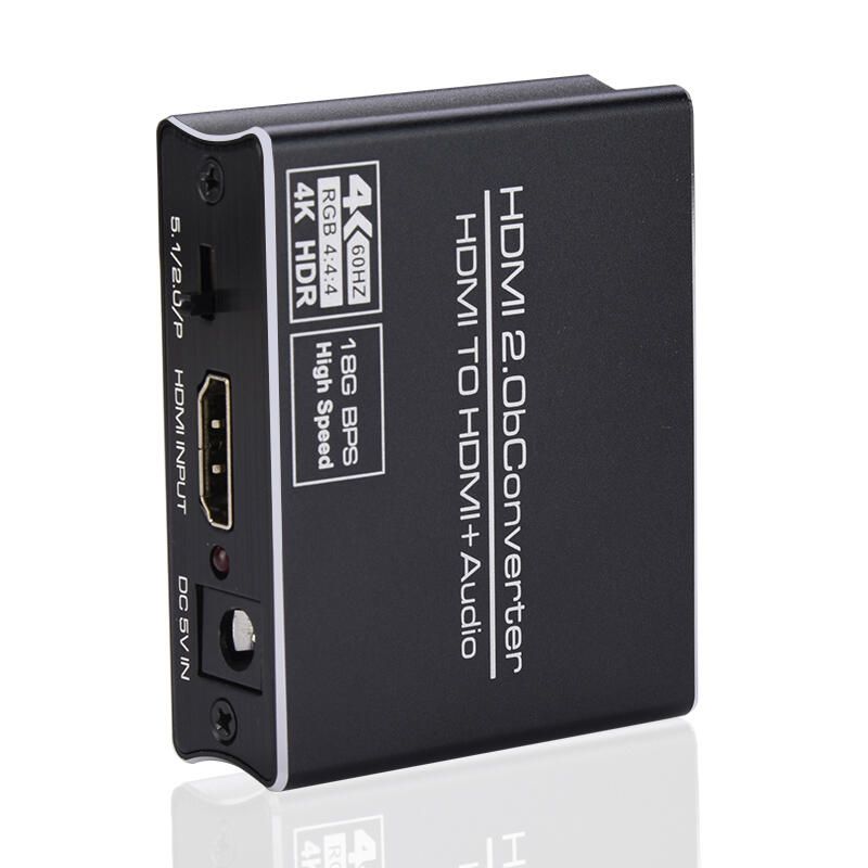 HDMI 2.0bConverterHDMI TO HDMIAudio460HZRGB 4:4:44K HDR18G BPSHigh Speed5.1/2.0/P HDMI INPUTDC  IN44