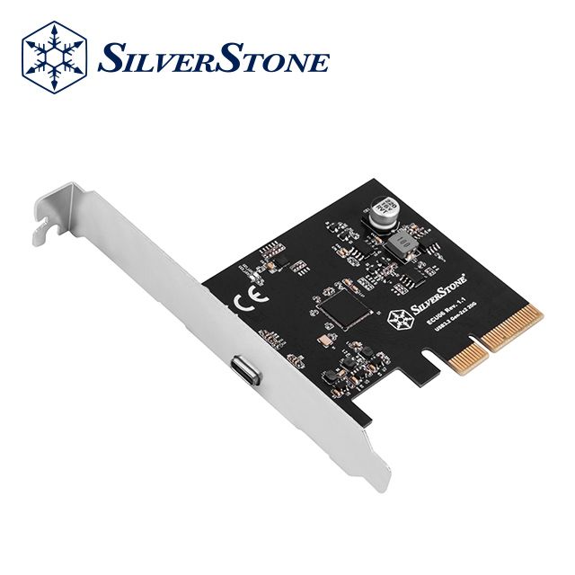 SilverStone 銀欣  ECU06 SuperSpeed USB 20Gbps / USB 3.2 Gen 2x2 Type-C PCIe擴充卡