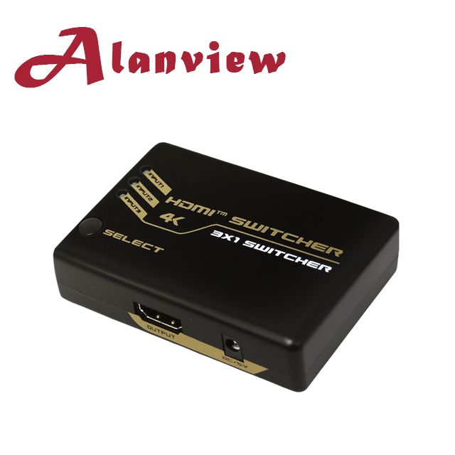 Alanview  HDMI 4K2K 三進一出切換器 (AL1431)