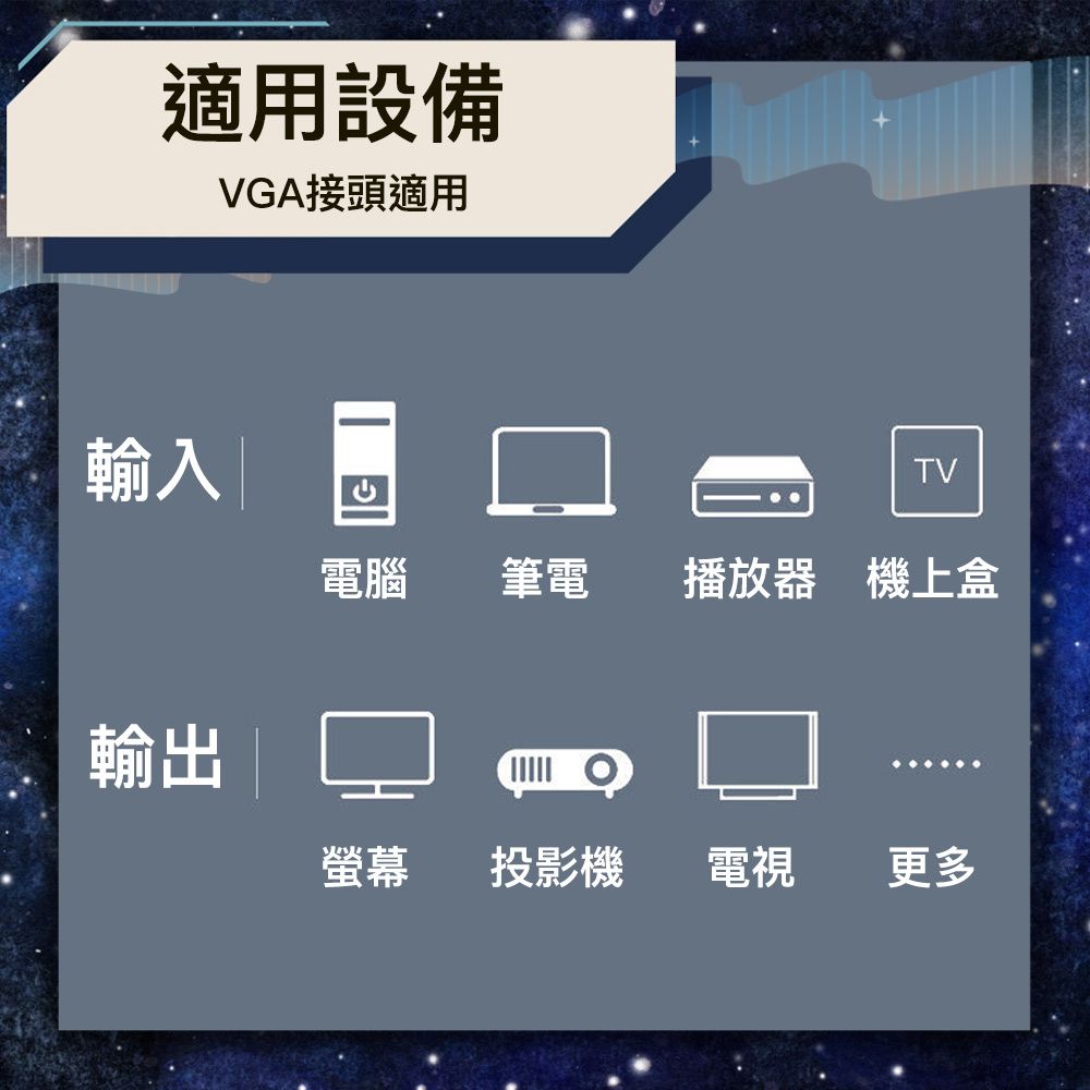 Bravo-u  VGA雙螢幕轉換器 FHD 一分二可切換 擴充螢幕投影器