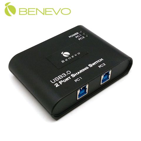 BENEVO 2埠 USB3.0訊號分享切換器 (BUS3201)
