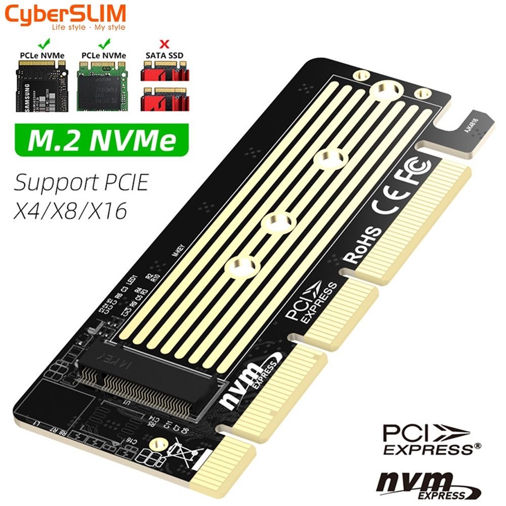 CyberSLIM   M.2 NVMe 固態硬碟轉接卡(M2C)