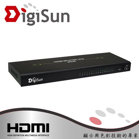 DigiSun 得揚 VH7116 4K2K HDMI一進十六出分配器