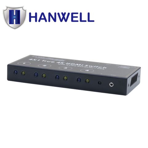 HANWELL 捍衛科技 HD-S401AK2 四進一出 影音訊號切換器