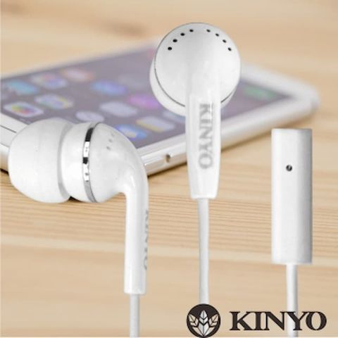 【KINYO】入耳式耳機麥克風 IPEM-61