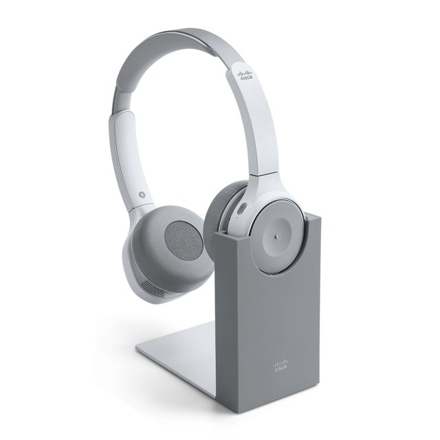 Cisco Headset 730藍芽無線耳機-時尚灰(含充電底座) - PChome 24h購物