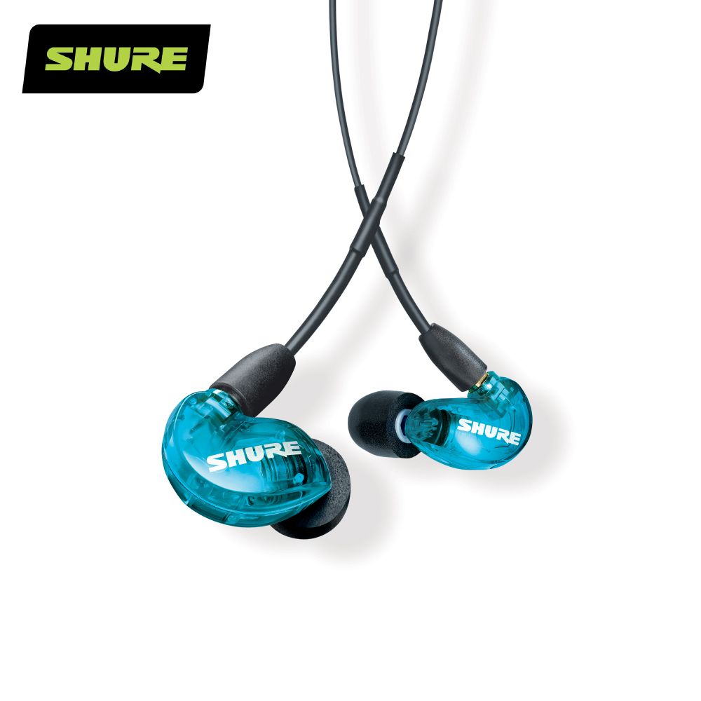 SHURE SE215隔絕噪音耳道式耳機(限定藍) - PChome 24h購物