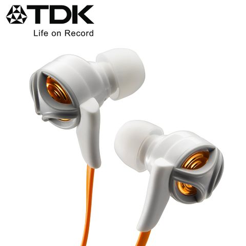 TDK 深沉豐厚重低音效果精采您的生活 超重低音 耳道式耳機 CLEF- X2 - 橘色