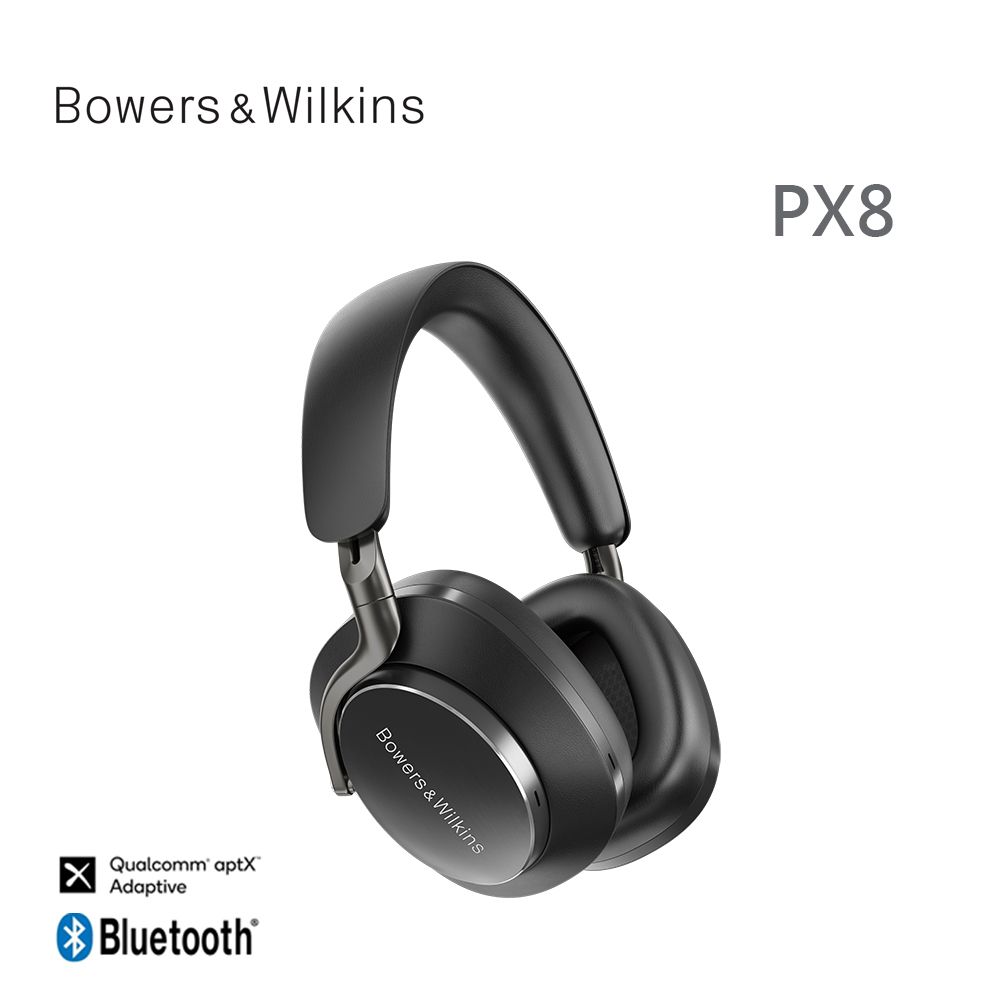 英國Bowers & Wilkins 藍牙無線全包覆式耳機PX8【曜石黑】 - PChome