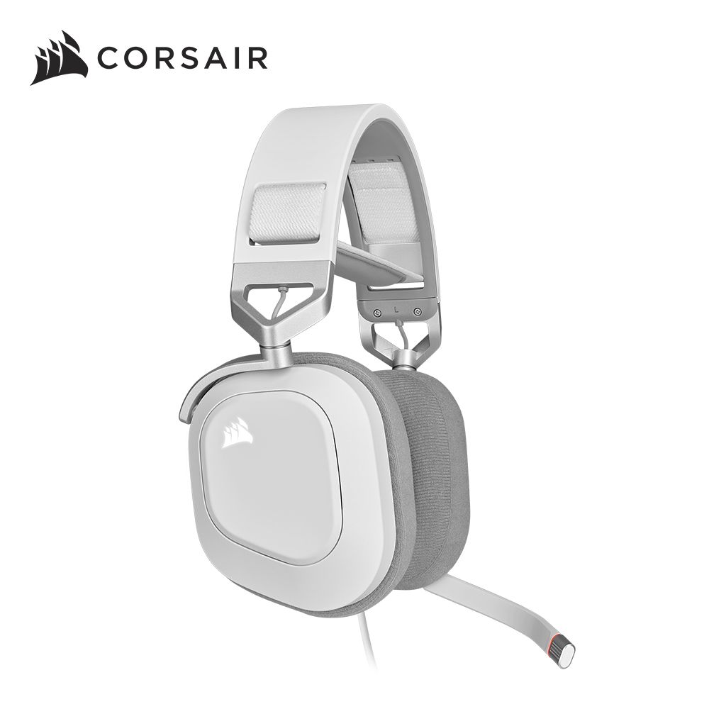 CORSAIR HS80 RGB USB 電競耳機白- PChome 24h購物