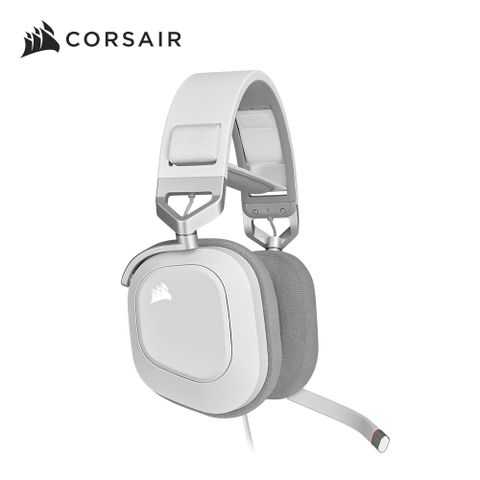 CORSAIR HS80 RGB USB 電競耳機白