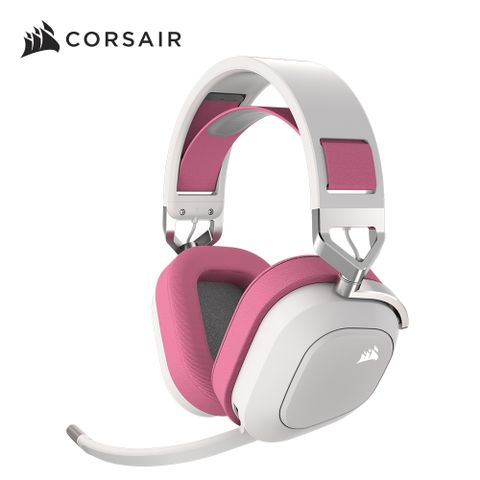 CORSAIR 海盜船 HS80 RGB 無線耳機粉